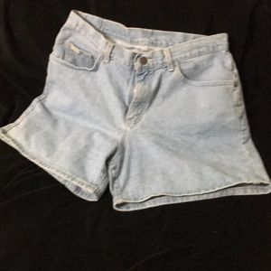 Denim shorts